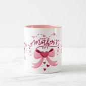 MOTHER DAY TRENDY DESIGN ツートーンマグカップ (中央)