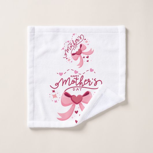 Mother Day Trendy Designed  ウォッシュタオル (ウォッシュタオル)