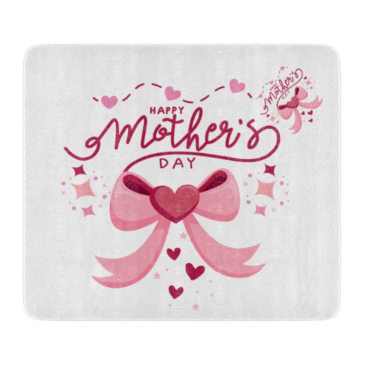 Mother Day Trendy Designed Apron カッティングボード (正面)