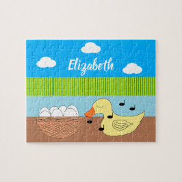 Mother Duck Singing to her Eggs: ジグソーパズル