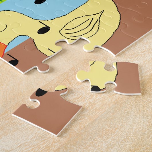 Mother Duck Singing to her Eggs: ジグソーパズル (側面)