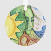 Mother Earth Gaia Goddess オーナメント (裏面)