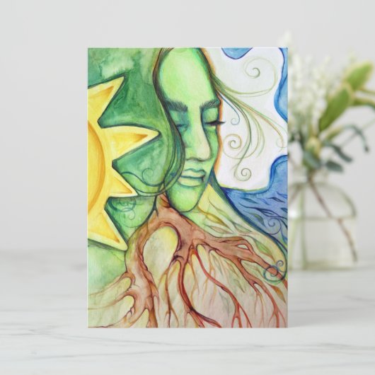 Mother Earth Gaia Goddess  招待状 (スタンド正面)