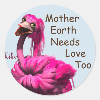 Mother Earth Loveスタンプ ラウンドシール