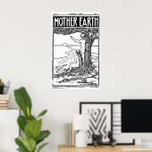 mother earth magazine march 1908カバーポスター ポスター (ホームオフィス)