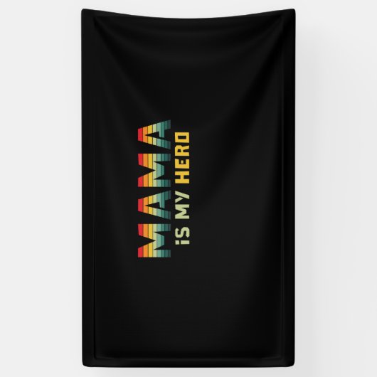 Mother Gift Mama Is My Hero 横断幕 (縦)