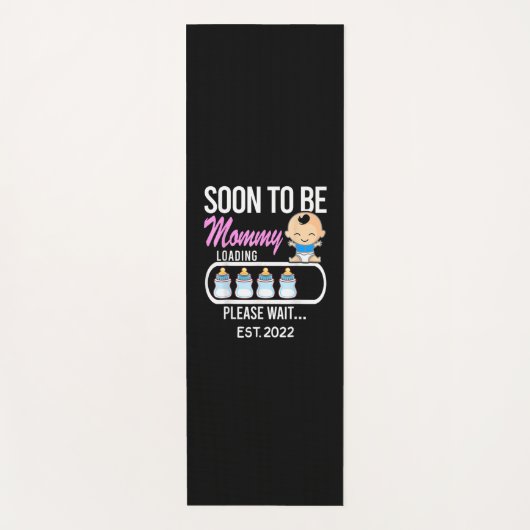 Mother Gift | Soon To Be Mommy 2022 ヨガマット (正面)