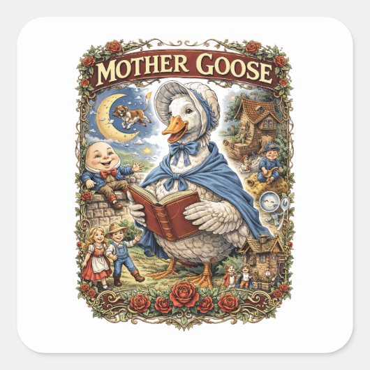 Mother Goose スクエアシール (正面)