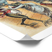 Mother Goose Dancing with Santa Claus ポスター (角)