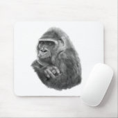 Mother gorilla Mouse Pad 母ゴリラのマウスパッド マウスパッド (マウス)
