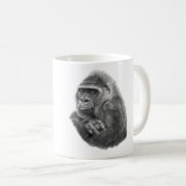 Mother gorilla mugcup 母ゴリラのマグカップ コーヒーマグカップ (正面右)