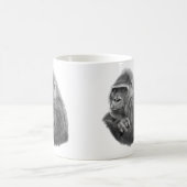 Mother gorilla mugcup 母ゴリラのマグカップ コーヒーマグカップ (中央)