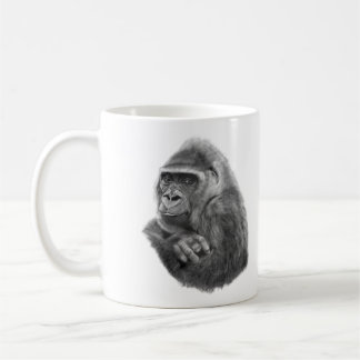 Mother gorilla mugcup 母ゴリラのマグカップ コーヒーマグカップ