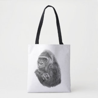 Mother gorilla tote bag 母ゴリラのトートバッグ トートバッグ