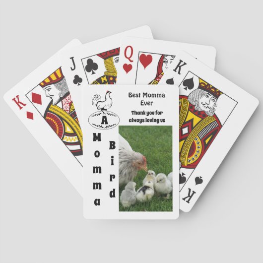 Mother Hen 最高のママEver写真名 トランプ (裏面)
