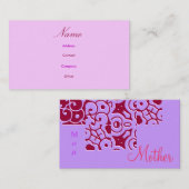 Mother Iプロファイルカード 名刺 (正面/裏面)