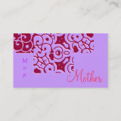 Mother Iプロファイルカード 名刺 (裏面)