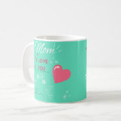 Mother I Love You コーヒーマグカップ (正面左)