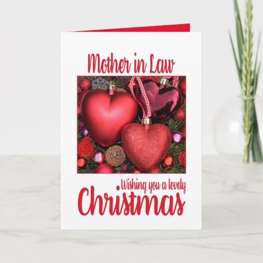 Mother in Law Lovely Christmas card シーズンカード (正面)