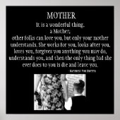 Mother Is A Wonderful Thing ポスター (正面)
