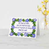 'Mother Julian Quotation'グリーティングカード カード (黄色い花)