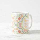 Mother Knows Best Floral Mother's day Gift Mug コーヒーマグカップ (正面右)
