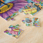 MOTHER LADYBUG & CHILDREN, TULIP BUBBLE BATH ジグソーパズル (側面)