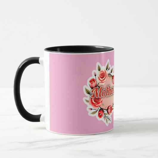 Mother Love Without End – Floral Design マグカップ (左)