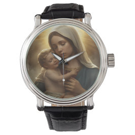 Mother Mary and Child Jesus Watch eWatch Watch 腕時計