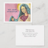 Mother Mary prayer card ノートカード (正面/裏面)