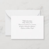 Mother Mary prayer card ノートカード (裏面)