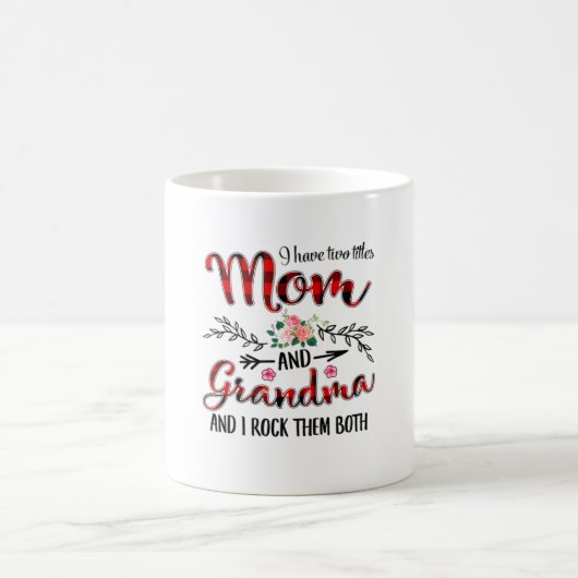 Mother Mom And Grandma Birthday コーヒーマグカップ (中央)