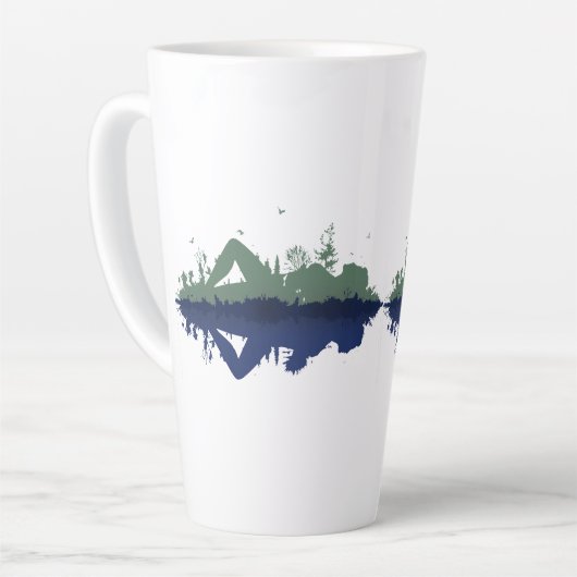 Mother Nature カフェラテマグ (左アングル)