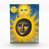 Mother Nature Sun moon Original fantasy art フォトブロック (正面)