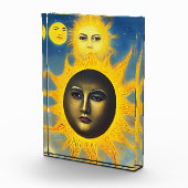 Mother Nature Sun moon Original fantasy art フォトブロック (右)