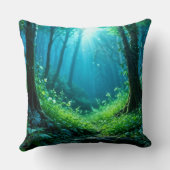 Mother nature's gentle touch on a spotted fawn クッション (裏面)