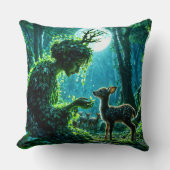 Mother nature's gentle touch on a spotted fawn クッション (正面)