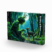 Mother nature's gentle touch on a spotted fawn フォトブロック (右)