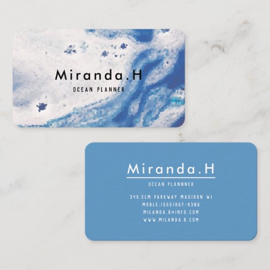 Mother Ocean 名刺 (正面/裏面)