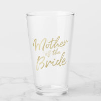 Mother of モダン the Bride金ゴールドスクリプトタイポグラフィ