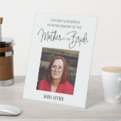 Mother of Bride Memorial Photo Reserved 結婚's 台座サイン (インサイチュ)