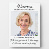 Mother Of Bride Photo天国メモリアル結婚 フォトプラーク (正面)