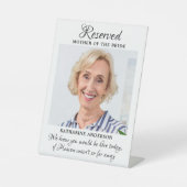 Mother Of Bride Photo天国メモリアル結婚 台座サイン (正面)