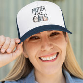 Mother of Cats, Fun Gift for Cat Lovers キャップ