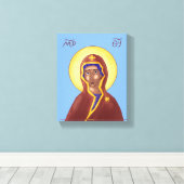 Mother of God Icon Canvas Print キャンバスプリント (インサイチュ (ウッドフロア))