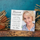 Mother Of Groomフォト天国結婚メモリアル フォトプラーク (側面)