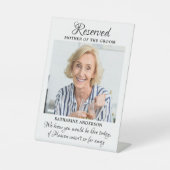 Mother Of Groomフォト天国結婚メモリアル 台座サイン (正面)