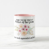 Mother of Groom感謝の花 マグカップ (中央)