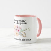 Mother of Groom感謝の花 マグカップ (正面右)