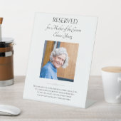 Mother of Groom Photo 救 A Seat Memorial 結婚's 台座サイン (インサイチュ)